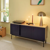 Mush Table Lamp Tall Nickel
