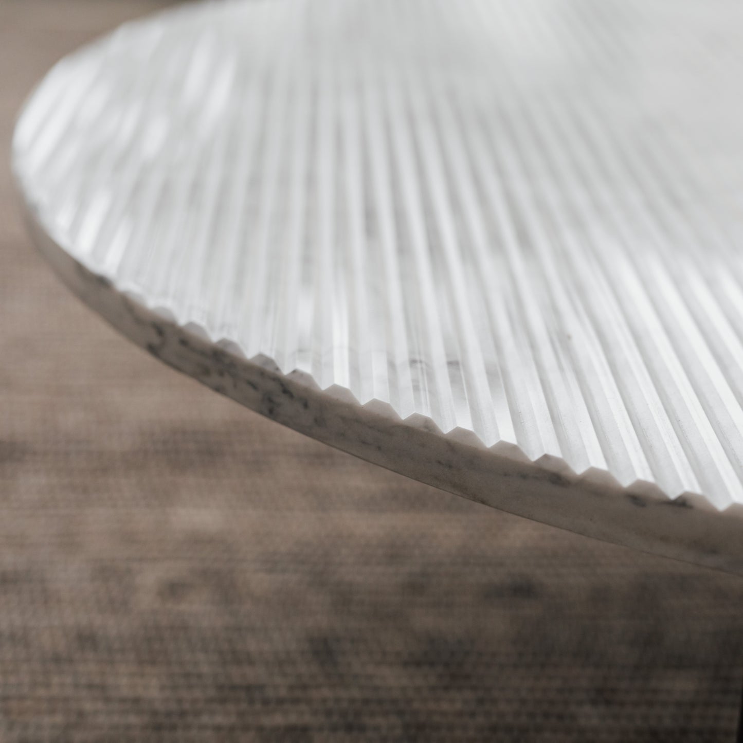 Carrara Marble Coffee Table | Grooved