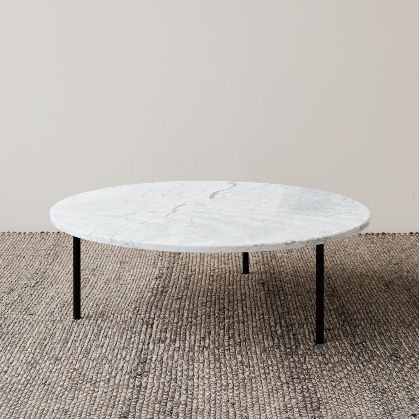 Carrara Marble Coffee Table | Grooved