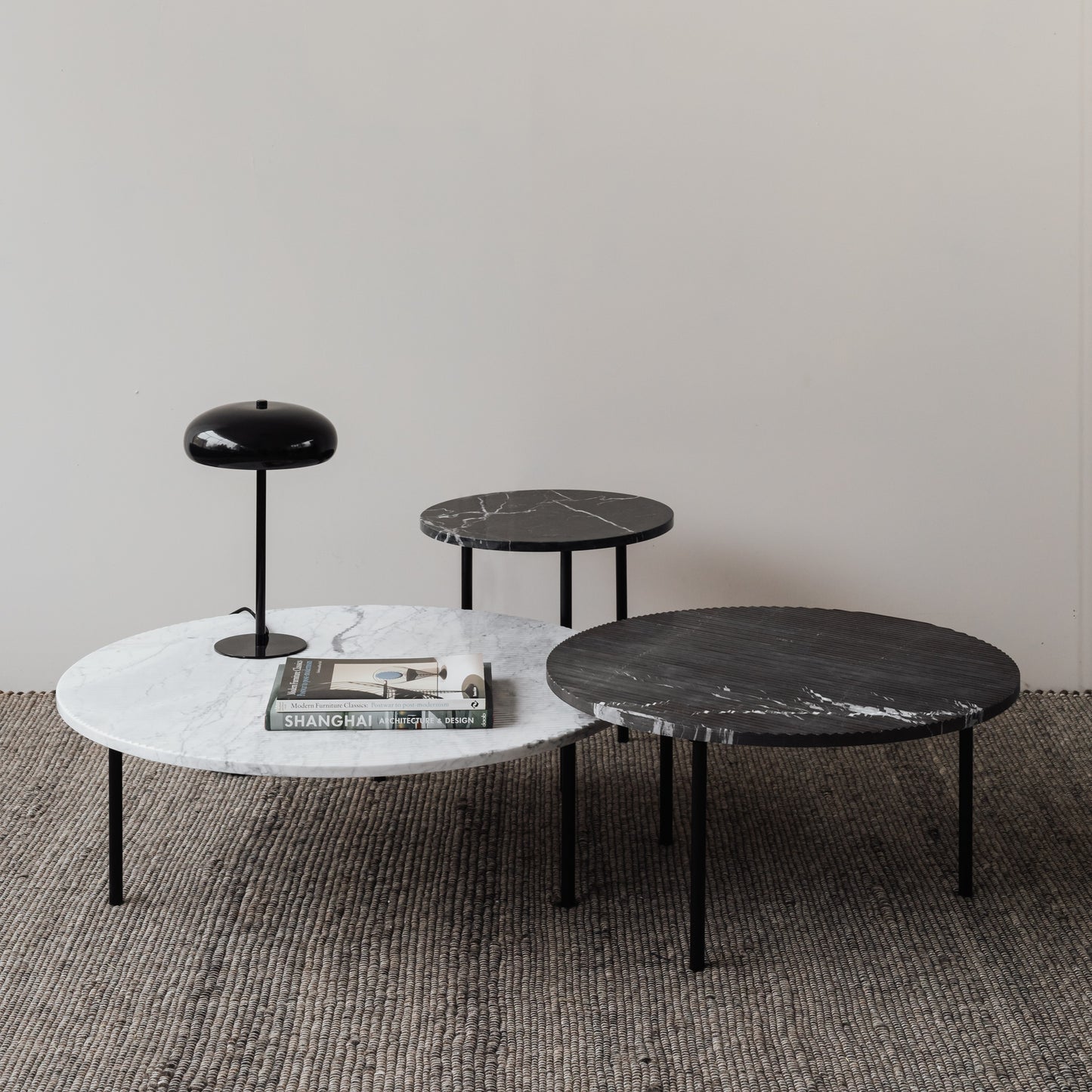 Carrara Marble Coffee Table | Grooved