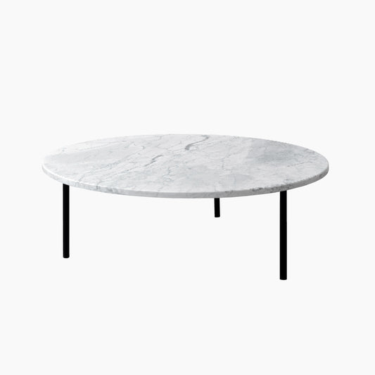Carrara Marble Coffee Table | Grooved