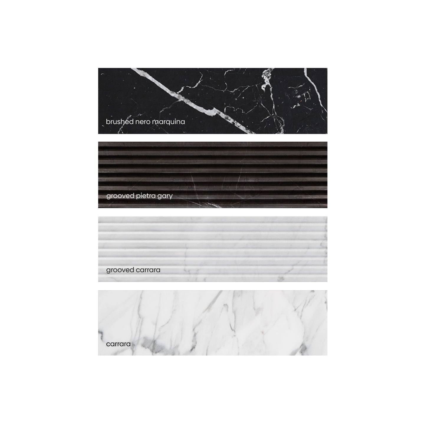 Carrara Marble Coffee Table | Grooved